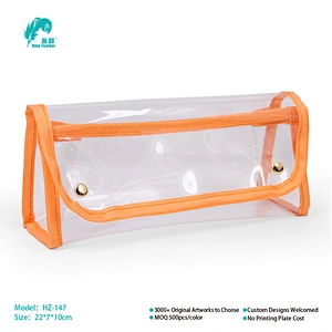 Transparent cosmetic bags