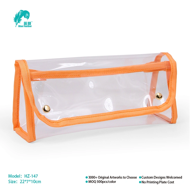 Transparent cosmetic bags