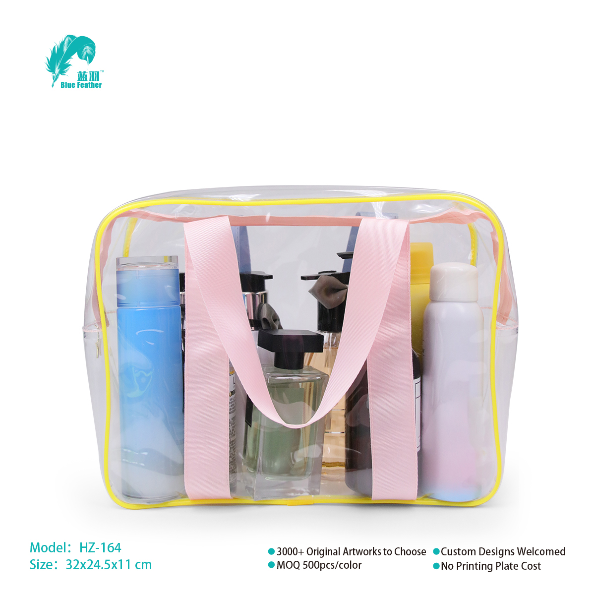 Transprant Cosmetic bags