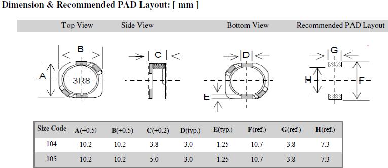 HCDM-Series-Dimensions-recommended-PAD-Layout