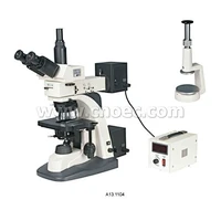 A13.1104 50x-400x Гэрэлт ба Харанхуй талбар, Холын зайн Trinocular металлургийн микроскоп