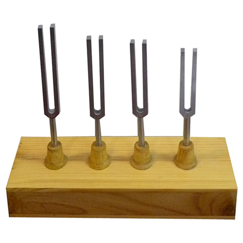 Diapason in acciaio, set di 4