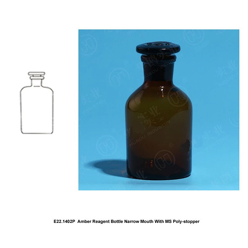 Amber Reagent Bottle Narrow Mouth