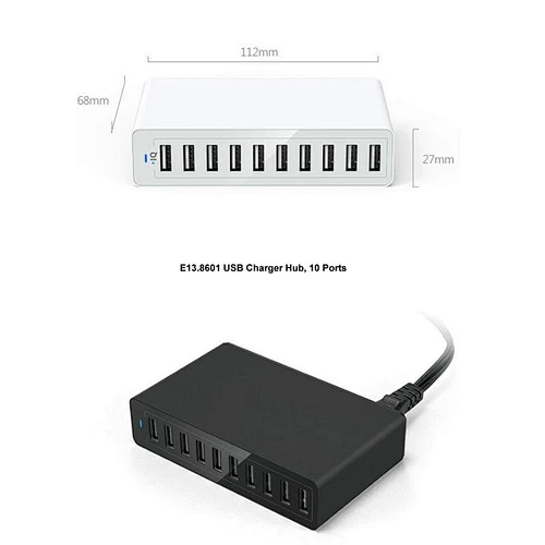 Hub Sạc USB, 10 Cổng