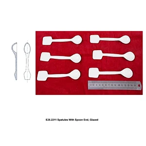 Spatules With Spoon End, Glazed