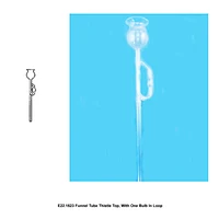 Funnel Tube Thistle Top, Dengan Satu Bohlam Di Lingkaran