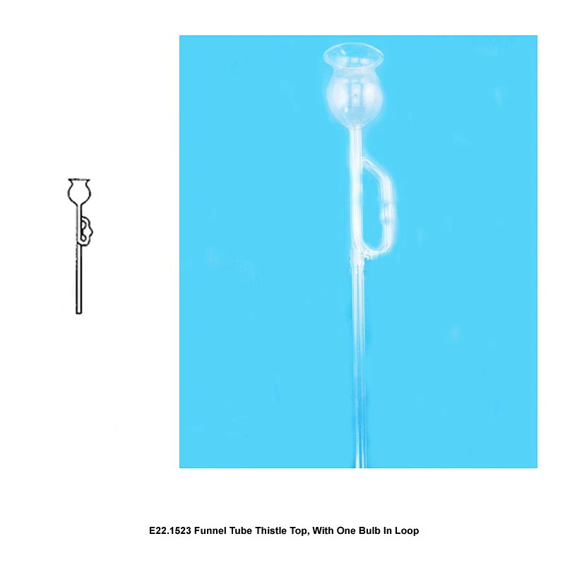 Funnel Tube Thistle Top, Dengan Satu Bohlam Di Lingkaran