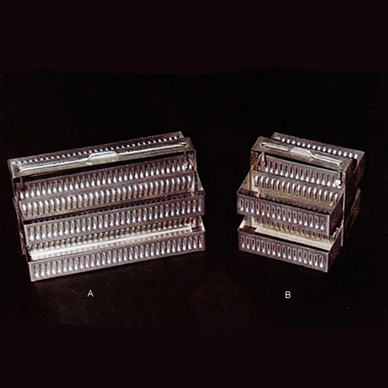 Suporte de coloração de lâminas de microscópio