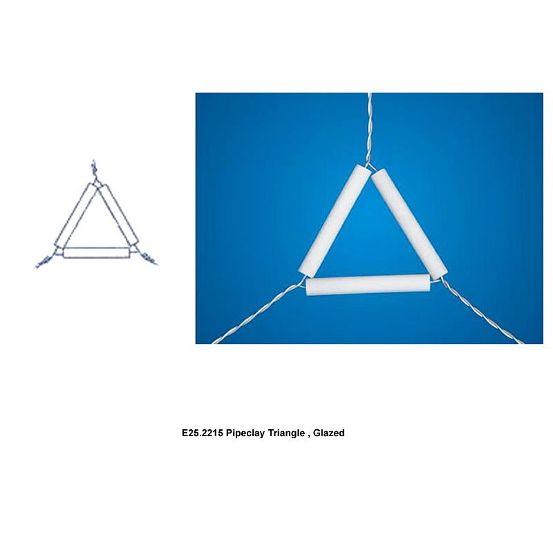 Triangolo di pipeclay, smaltato
