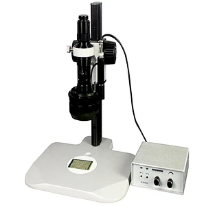 Microscopio estereoscópico con zoom modelo 3d