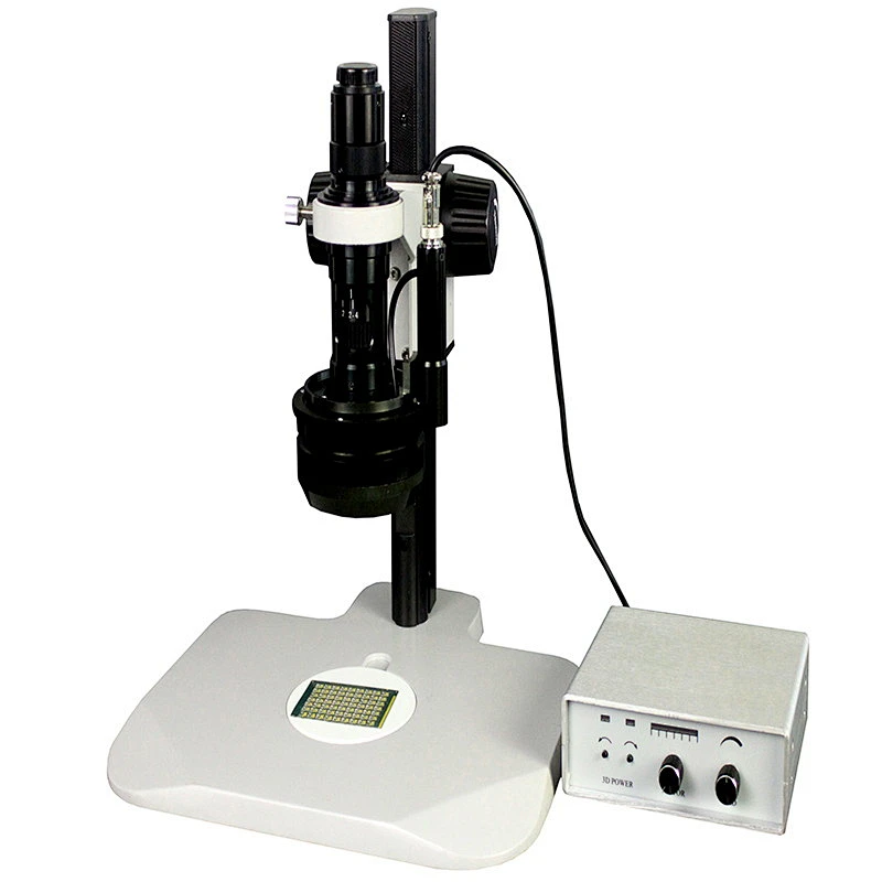 Microscopio estereoscópico con zoom modelo 3d
