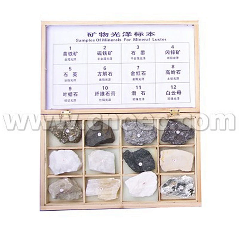 광물광택용 광물 샘플 12종