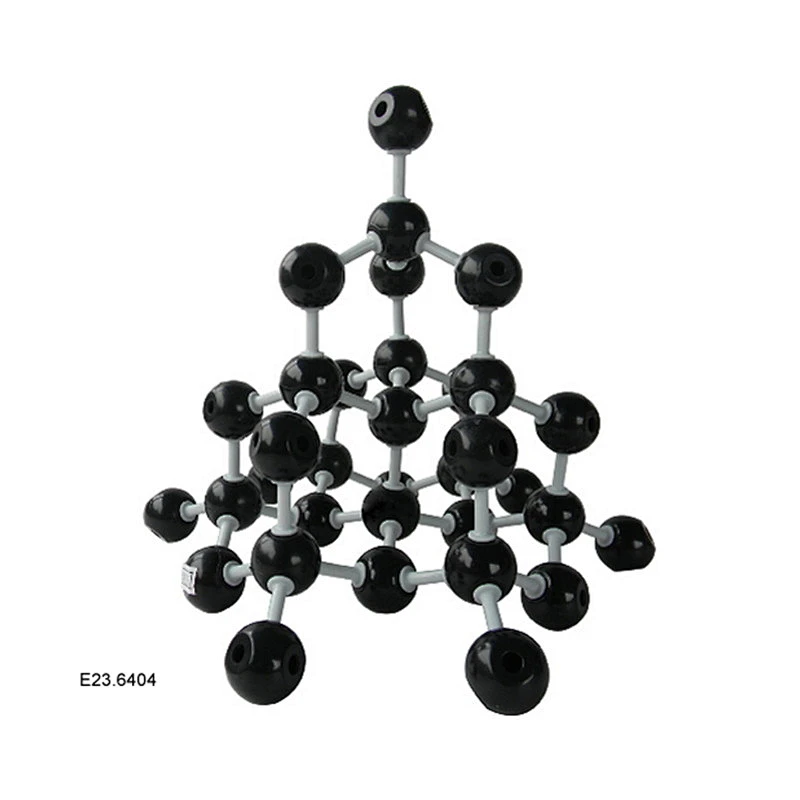 Demonstração de estrutura molecular. Diamante