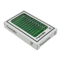 Các thanh trượt đã chuẩn bị sẵn bằng nhựa, Bộ 12 cái, Rau củ