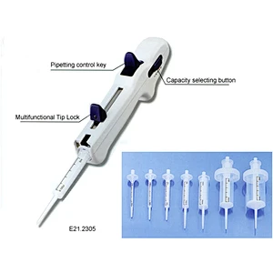 Kontinuerlig pipette og tips