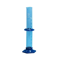 Measuring Cylinder, With Blue Plastic Ring & Base