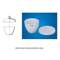 Pisau Porcelain, Dinding Rendah Dengan Tudung, Berkaca