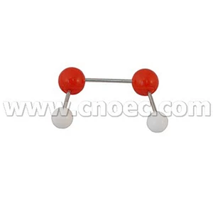 Demonstração de estrutura molecular. (H2O2)