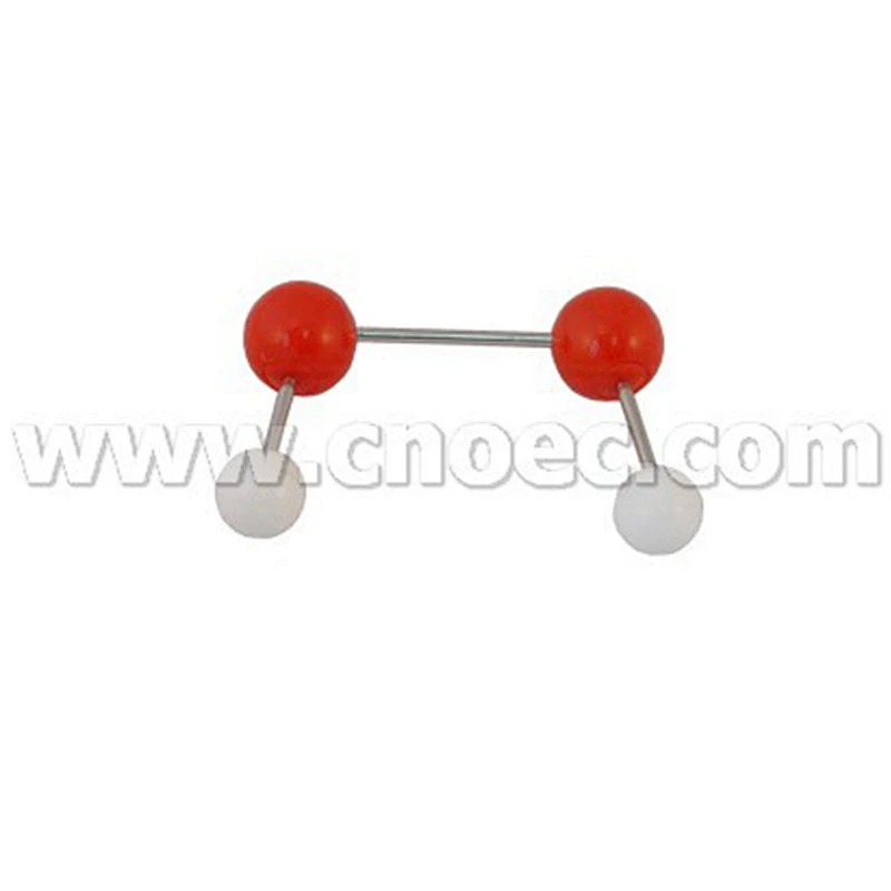 Demonstração de estrutura molecular. (H2O2)