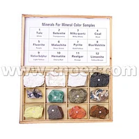 Mga Sample ng Mineral para sa Kulay ng Mineral 12 Uri