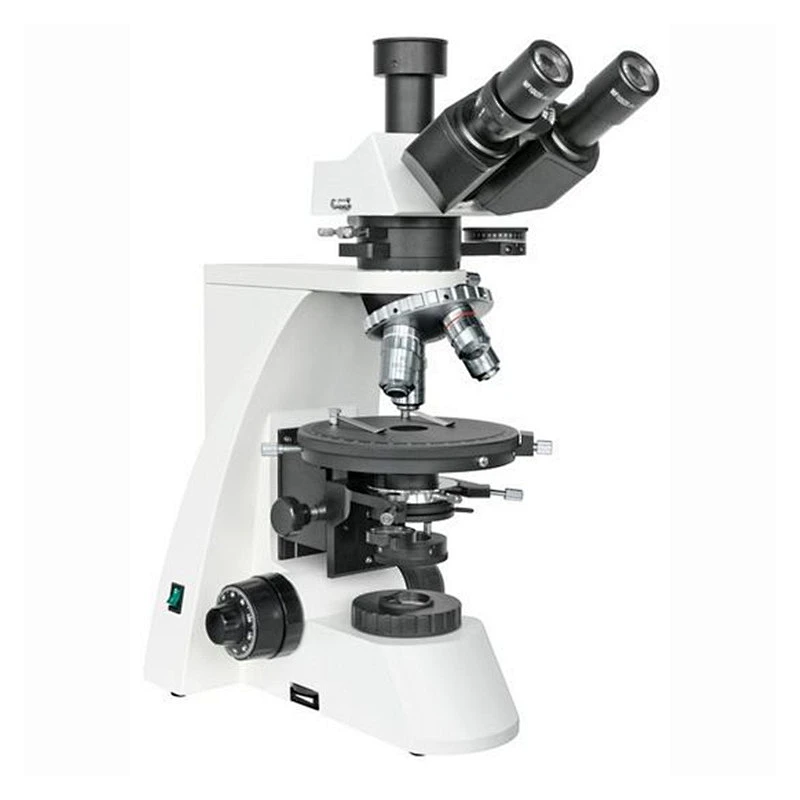 Microscopio polarizador, luz de transmisión