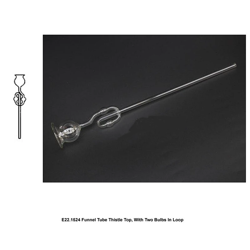 Funnel Tube Thistle Top, With Two Bulbs In Loop