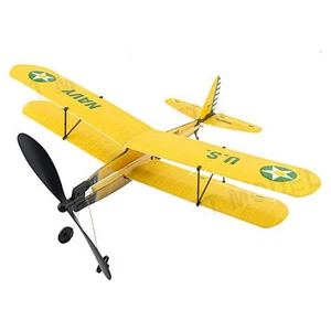 Rubber Band Powered Plane, 17'
