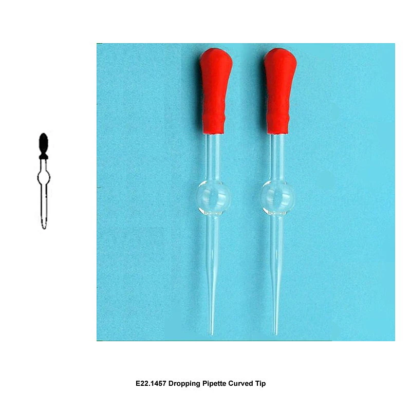 Punta curva per pipette a goccia