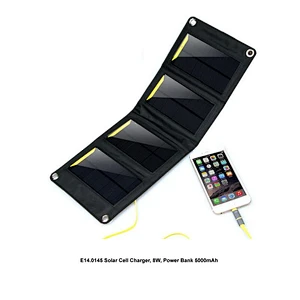 Caricabatterie per Celle Solari, 8W, Power Bank 5000mAh