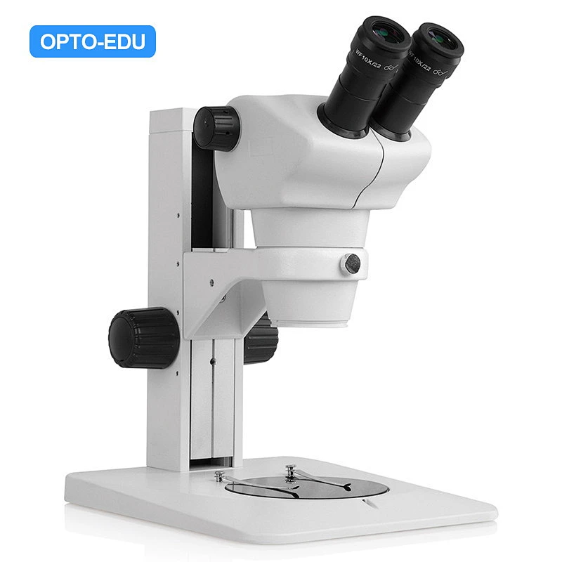 Zoom Stereo Mikroskop, 0,8~5x, Dürbün, Kare Stand Işıksız