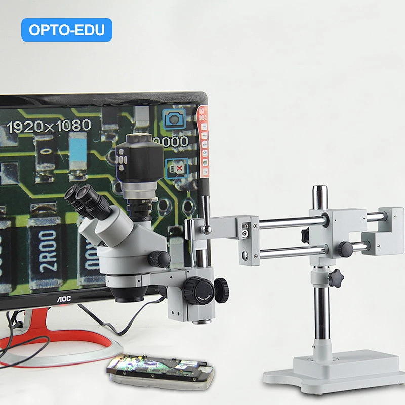 Microscópio estéreo digital, HDMI + USB