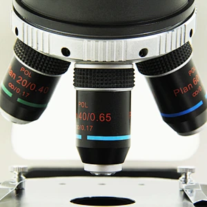 Microscopio polarizzatore, trasmissione