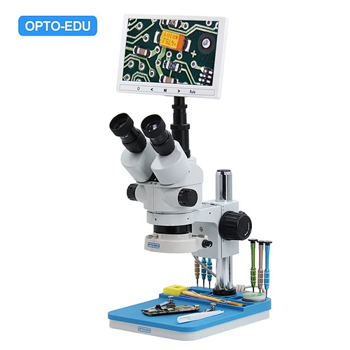 Kính hiển vi soi nổi zoom kỹ thuật số LCD, sửa chữa điện thoại di động