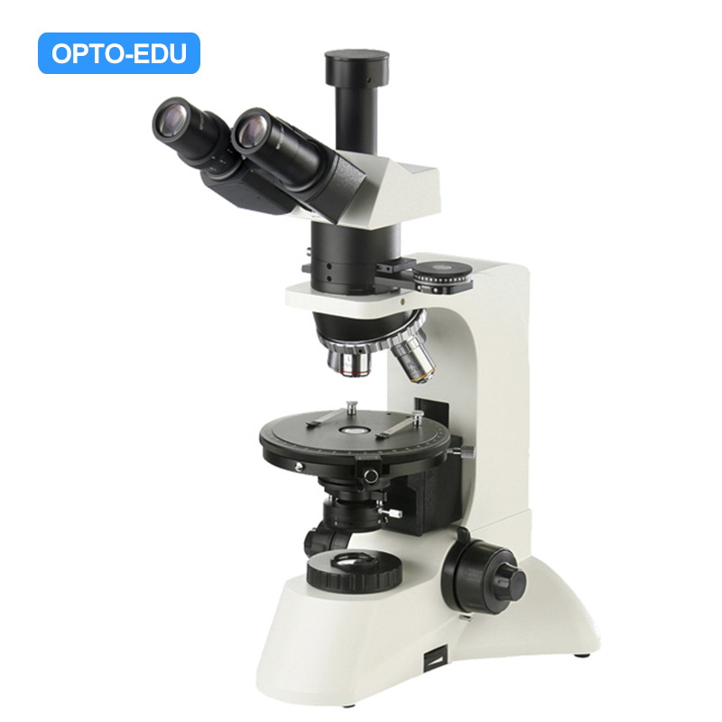 Microscopio polarizador, luz de transmisión