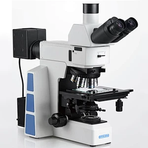 Microscopio metallurgico, BF/DF, DIC, Semi-APO, PL, luce di trasmissione e riflessione