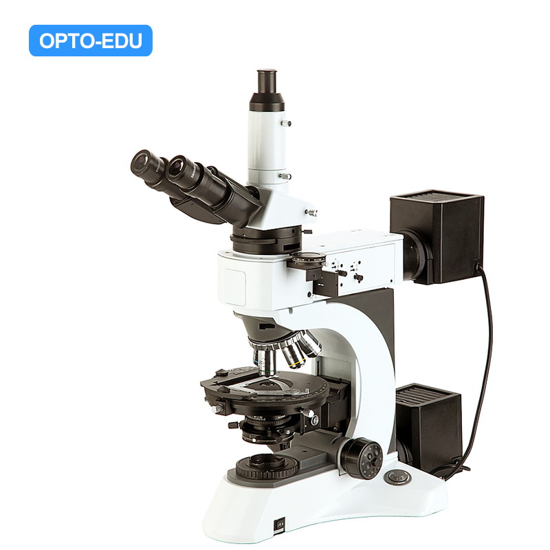 Microscopio polarizzatore, luce riflessa
