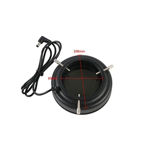 Luz de anel LED polarizadora, 78 LEDs, Diâmetro 69mm