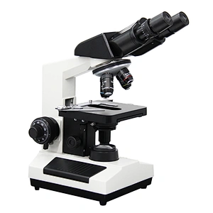 Laboratory Biological Microscope XSZ107BN, Seidentopf Binocular Black