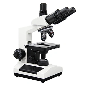 Mikroskop Biologi Makmal XSZ107BN, Seidentopf Trinocular White