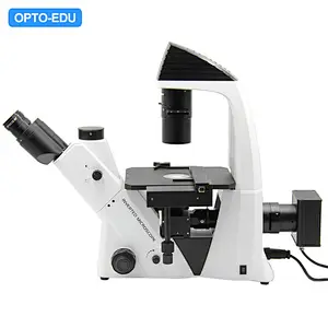 Microscopio invertito, trasmette e riflette la luce