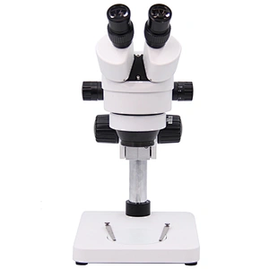 Binoküler Zoom Stereo Mikroskop, 0.7x~4.5x, Direk Standı, Işık Kaynağı Yok
