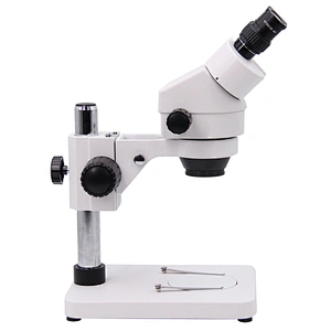 Binoküler Zoom Stereo Mikroskop, 0.7x~4.5x, Direk Standı, Işık Kaynağı Yok