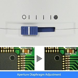 Paralel Zoom Stereo Mikroskop, 0.63x~8x, 1:12.5, APO, Üst ve Alt Işık