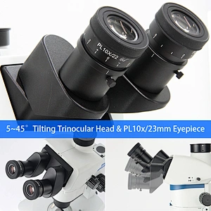 Parallel Zoom Stereo Microscope, 0.63x~8x, 1:12.5, APO, Upper Light