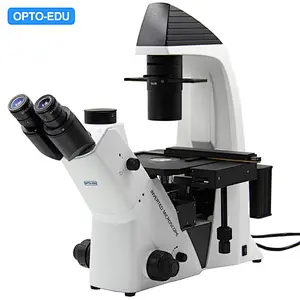 Microscopio invertito, trasmette e riflette la luce