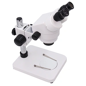 Binoküler Zoom Stereo Mikroskop, 0.7x~4.5x, Direk Standı, Işık Kaynağı Yok