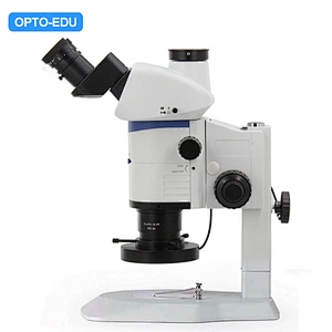 Parallel Zoom Stereo Microscope, 0.63x~8x, 1:12.5, APO, Upper Light