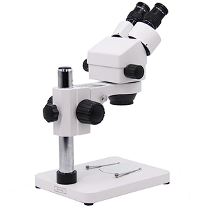 Binoküler Zoom Stereo Mikroskop, 0.7x~4.5x, Direk Standı, Işık Kaynağı Yok