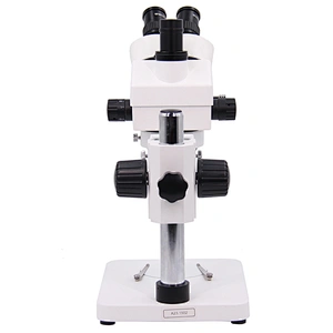 Trinokulært zoom stereomikroskop, 0,7x~4,5x, stangstativ, ingen lyskilde