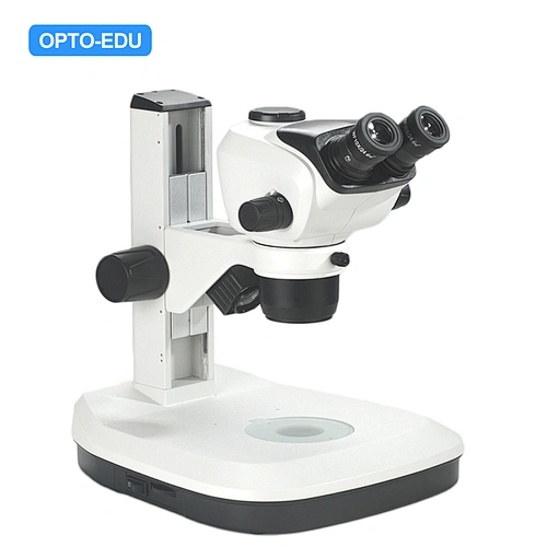 Zoom-Stereomikroskop, 0,68~4,7x, 1:6,8, Binokular, Up/Down 3W LED